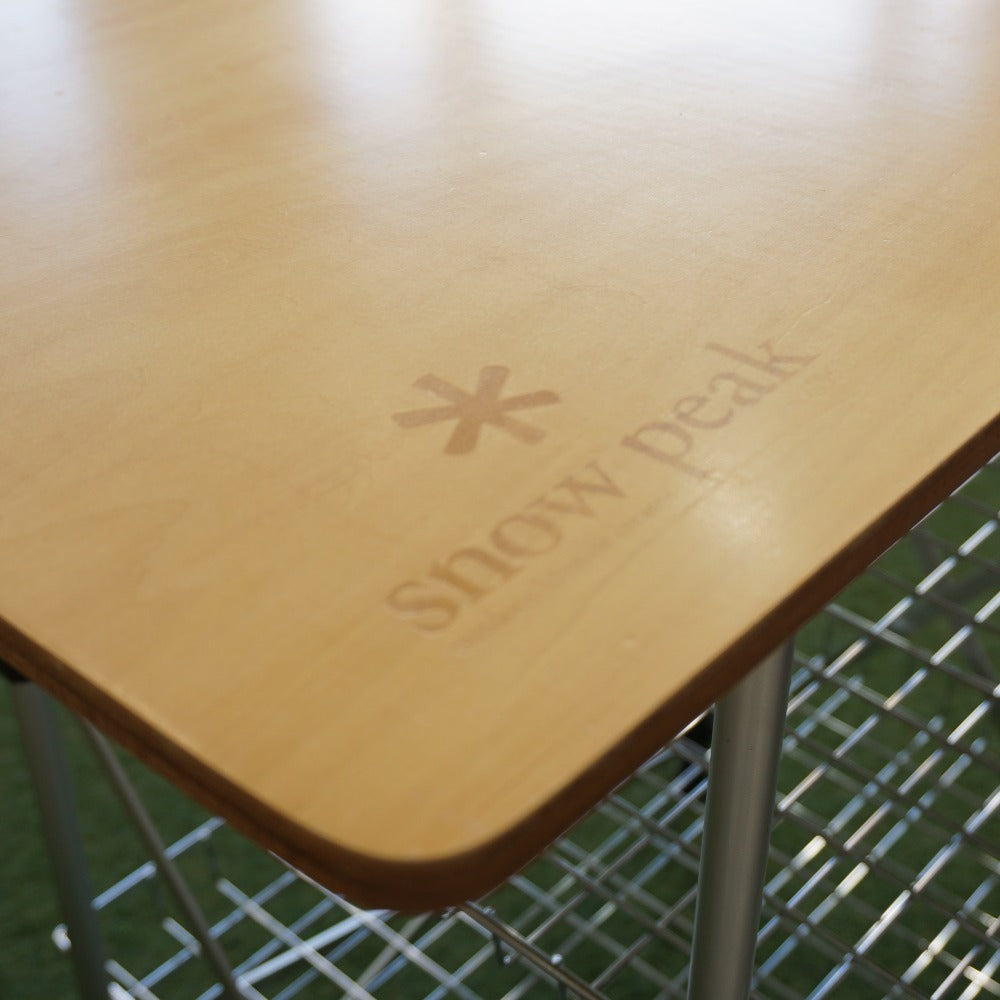 Snow peak (スノーピーク) キッチンテーブル ブラウン 廃盤品