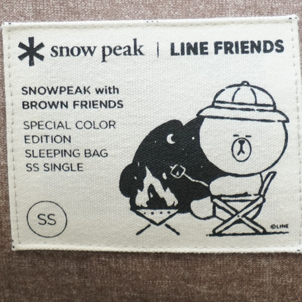 snow peakスノーピーク　LINE FRIENDS SSシュラフ　シングル SSシングル(BD-105GY) | 寝袋(シュラフ)・枕の通販（アウトドア
