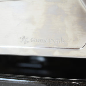 【点火・燃焼確認済】 スノーピーク（snow peak） グリルバーナー 雪峰苑＆たこ焼きプレート GS-355/CS-356
