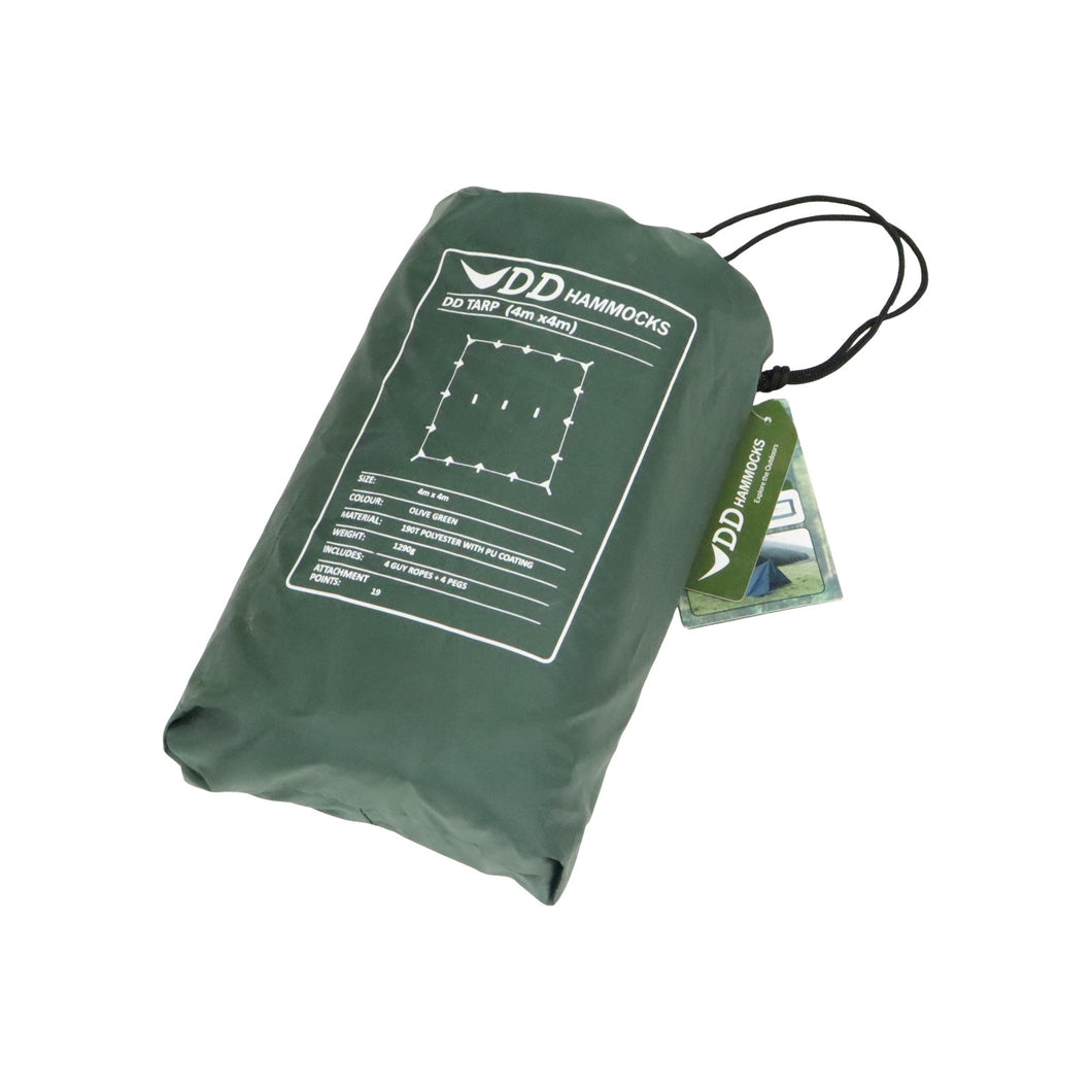 新品同様 
 DD Hammocks DD Tarp 4x4 OLIVE GREEN