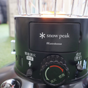入手困難　美品  スノーピーク（snowpeak） レインボーストーブ KH-001BK ストーブ・コンロ ブラック　着火確認済
