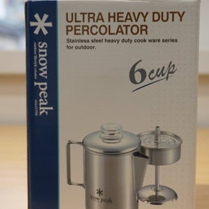 スノーピーク（snowpeak） ステンレスパーコレーター6cup PR-006 調理器具　キャンプ　コーヒー　ケトル　900ml