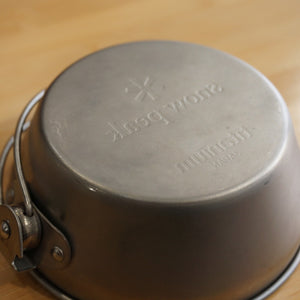 スノーピーク（snowpeak） チタン　ワッパーカップ SMG-002 　4個セット　シェラカップ　食器　調理器具　廃盤　希少