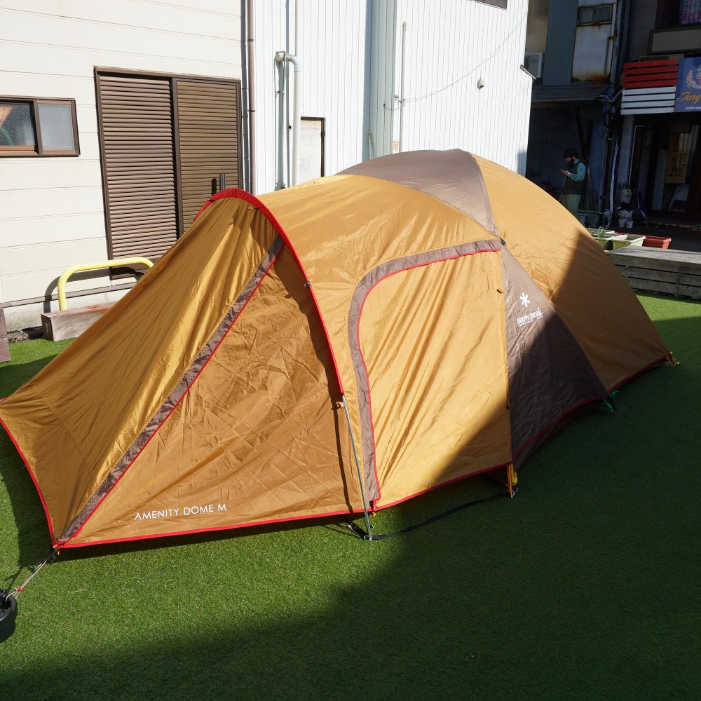 【組立確認済】 美品  スノーピーク（snowpeak） アメニティドームM SDE-001R テント 定番キャンプテント　３～５人