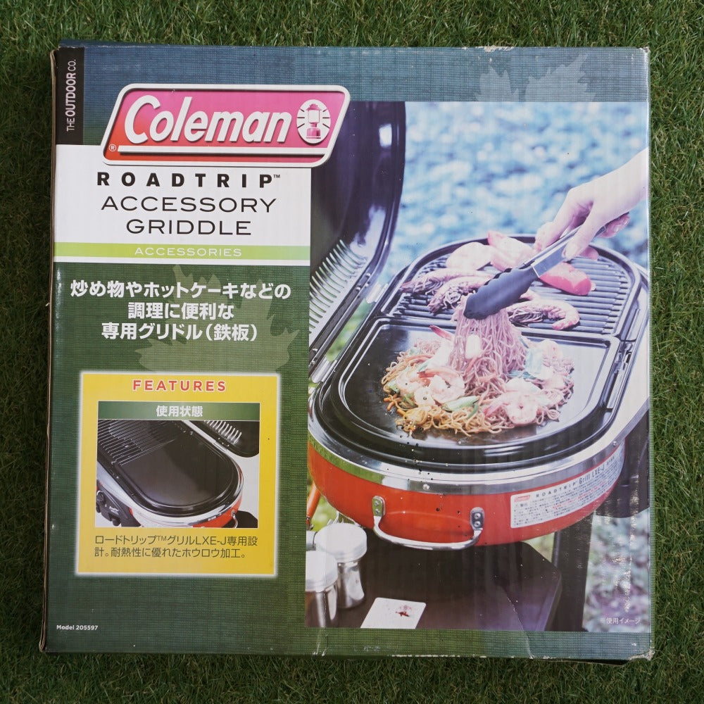未使用  コールマン（Coleman） ロードトリップ　グリドル ストーブ・コンロ　鉄板　炒め物などに