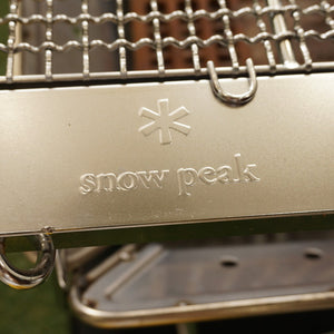 新品同様  スノーピーク（snowpeak） 焚火台Lスターターセット＆グリルブリッジ＆焼アミPro. SET-112/ST-032GB/ST-032MA BBQ ストーブ・コンロ