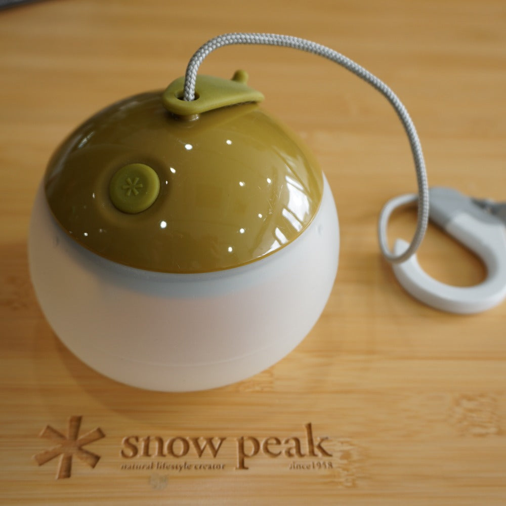 【点灯確認済】美品  スノーピーク（snowpeak） ほおずき　もり ES-070GR ライト・ランタン もり 定番LEDランタン　お部屋でも人気