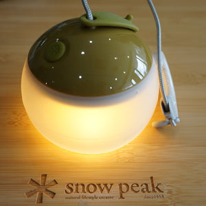 【点灯確認済】美品  スノーピーク（snowpeak） ほおずき　もり ES-070GR ライト・ランタン もり 定番LEDランタン　お部屋でも人気