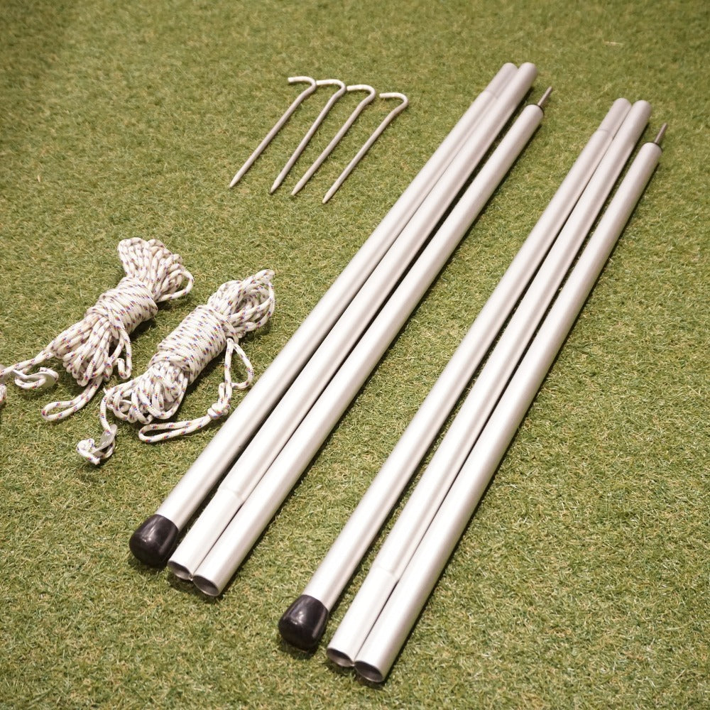 美品 スノーピーク（snow peak） アップライトポール TP-080 アクセサリ　190cm　ペグ・自在付ロープセット　パネルの跳ね上げに使用 [送料無料]