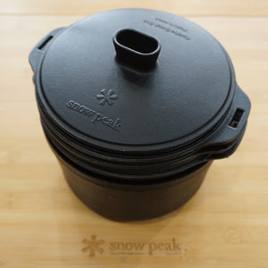 美品  スノーピーク（snowpeak） コンボダッチデュオ CS-550 調理器具 ダッチオーブンセット