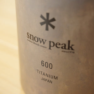 【廃番・入手困難】スノーピーク（snowpeak） チタンシングルマグ600 MG-044 調理器具 レアアイテム マグカップ　アウトドア
