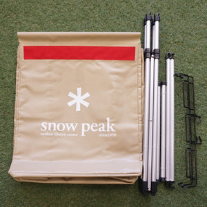 廃盤希少　人気商品　美品 スノーピーク（snowpeak） ガビングスタンド DB-011BG ベージュ　キャリー・コンテナ