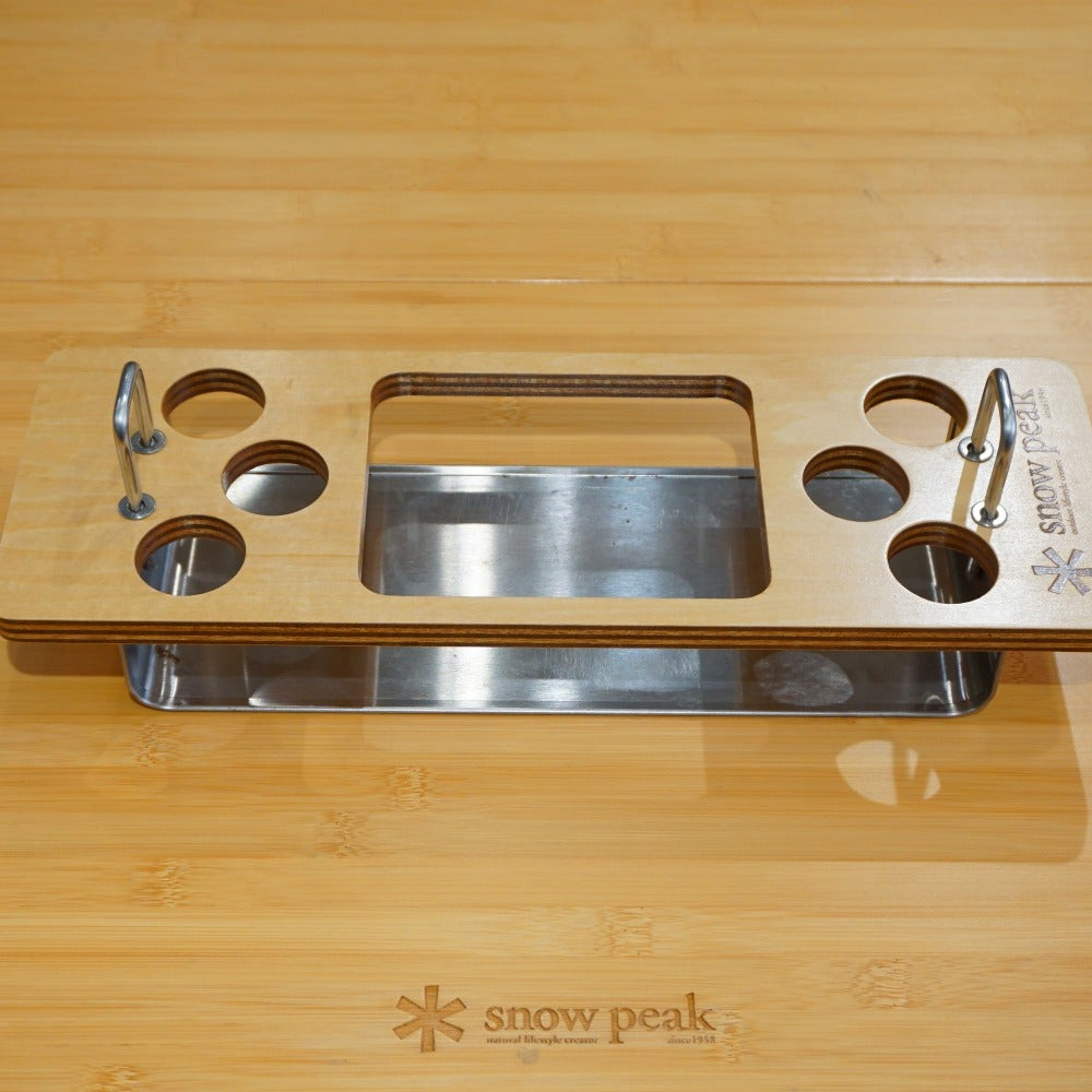 【廃盤・入手困難】美品  スノーピーク（snowpeak） IGT スパイスホルダーB CK-132B 食器・テーブルウェア　アイアングリルテーブルオプション