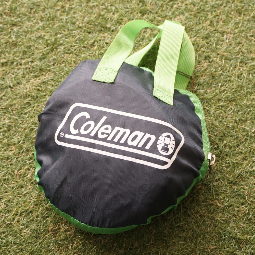 美品  コールマン（Coleman） ハンギングドライネット キャリー・コンテナ　食器乾燥　メッシュラック　コンパクト