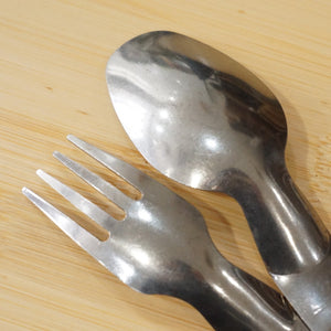 廃番　超レア　美品  スノーピーク（snowpeak） チタンカトラリーFS SCT-005 食器・テーブルウェア　フォーク・スプーンセット