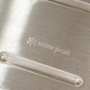 美品  スノーピーク（snowpeak）  MYテーブルステンレストップ LV-038 テーブル・チェア　MYテーブル竹専用オプション　廃盤