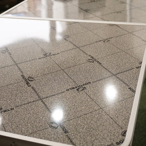 美品  SOUTHFIELD（サウスフィールド） フォールディングラックテーブル120 アウトドアテーブル　折り畳み　ネットラック付テーブル