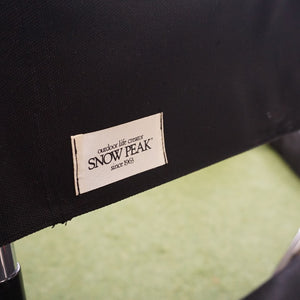 廃盤　貴重　スノーピーク（snowpeak） フォールディングディレクターズチェア LV-50 2脚セット　ヤマコウ時代　黒　テーブル・チェア