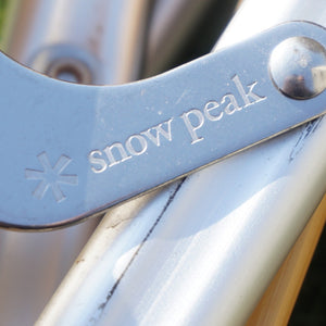 美品  スノーピーク（snowpeak） Take!チェア LV-080 テーブル・チェア　アイボリー　6号帆布　屋内使用のみ