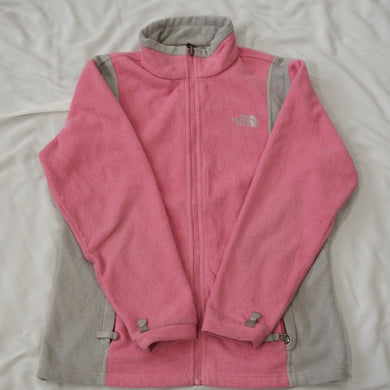 ザ・ノースフェイス（THE NORTH FACE） フリースジャケット ブルゾン ピンク×グレー レディース サイズ/S [5/18値下げ]