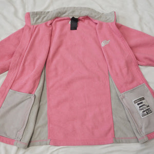 ザ・ノースフェイス（THE NORTH FACE） フリースジャケット ブルゾン ピンク×グレー レディース サイズ/S [5/18値下げ]