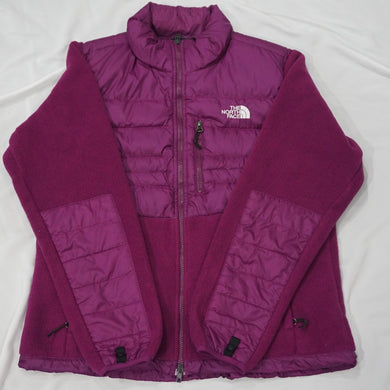 ファスナー破損 ザ・ノースフェイス（THE NORTH FACE） フリースダウンジャケット 550フィル パープル レディース サイズ/L [5/18値下げ]