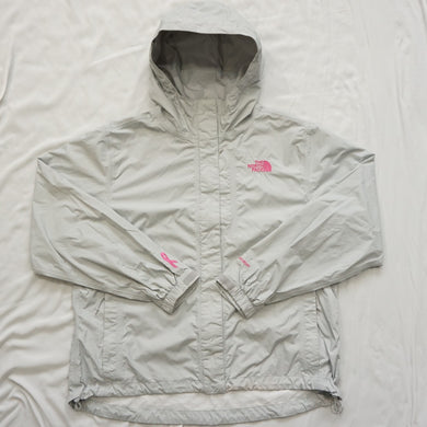 ザ・ノースフェイス（THE NORTH FACE） マウンテンパーカー HYVENT ブルゾン 古着 ライトグレー レディース サイズ/L [7/1値下げ]