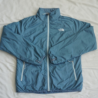 ザ・ノースフェイス（THE NORTH FACE） 中綿ナイロンジャケット ブルゾン 古着 ブルー レディース サイズ/M