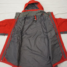画像をギャラリービューアに読み込む, ザ・ノースフェイス（THE NORTH FACE） ハイベントナイロンマウンテンパーカー ジャケット 古着 レッド×グレー メンズ サイズ/M