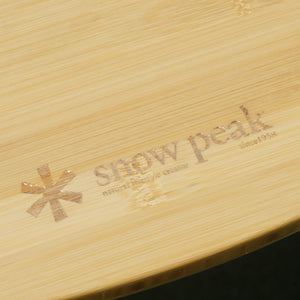 廃盤・希少　スノーピーク（snowpeak） ローテーブルラウンド竹　収納ケース劣化 LV-042T テーブル・チェア　ロースタイル　アウトドアテーブル [9/18値下げ]