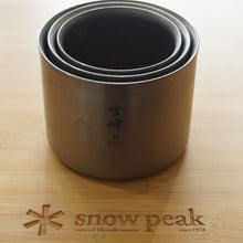 画像をギャラリービューアに読み込む, スノーピーク（snowpeak） スタッキングマグ雪峰M150/M200/M300　3個セット TW-129/TW-128/TW-127 テーブルウェア　食器　チタンカップ