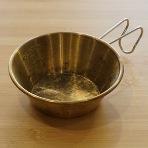ユニフレーム（UNIFLAME） UFシェラカップ300 ブラス キッチンツール　食器　目盛り付き　真鍮　Brass