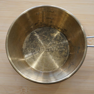 ユニフレーム（UNIFLAME） UFシェラカップ300 ブラス キッチンツール　食器　目盛り付き　真鍮　Brass