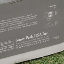 画像をギャラリービューアに読み込む, 【入手困難・超レア】未使用 スノーピーク（snowpeak） Amenity Dome S Ivory SDE-002-IV-US テント USA限定モデル　2〜3人 ドームテント　キャンプテント 定番