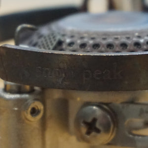 【点火確認済】スノーピーク（snowpeak） ギガパワーデルタポットCB GS-340A 焚火台・バーナー　シングルバーナー　カセットボンベ　オートイグナイタ付 [10/2値下げ]