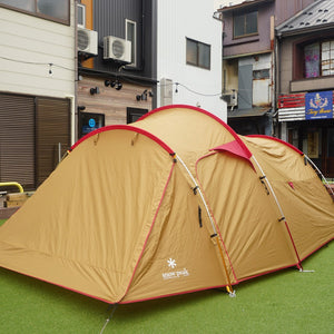 【組立確認済】 美品 スノーピーク（snowpeak） ヴォールト SDE-080 テント　トンネル型　エントリーモデル　３〜４人