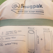画像をギャラリービューアに読み込む, 美品 スナグパック（Snugpak） ベースキャンプスリープシステム SP15704DO スリーピングギア　オールシーズン対応　寝袋　シュラフ　レイヤーシステム [10/27値下げ]