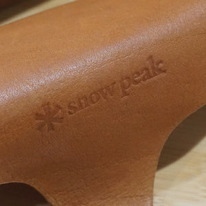 【希少・入手困難】美品 スノーピーク（snowpeak） ローチェア30レザーアーム PG-091 テーブル・チェア　本革レザー　ポイントギフト　非売品