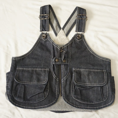 未使用 スノーピーク（snowpeak） Kids TAKIBI デニム ベスト JK-20AK113 ジャケット INDIGO キッズ　焚火に最適　燃えにくいデニム素材 [送料無料]