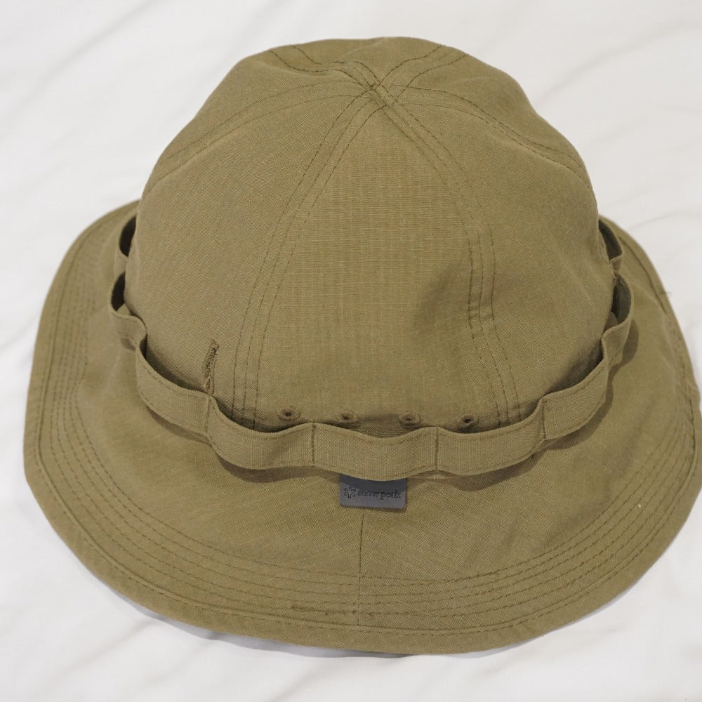 美品 スノーピーク（snowpeak）タキビハット TAKIBI Hat  One Olive UG-823 ハット　カーキ　アラミド素材　焚火に最適 [送料無料]