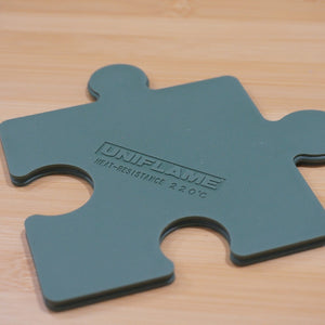 ユニフレーム（UNIFLAME） シリコンパズルシート テーブルウェア カーキグリーン　鍋敷　シート　コースター　耐熱温度約220℃ [送料無料]