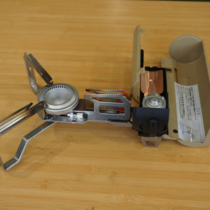 【点火確認済】美品 スノーピーク（snowpeak） HOME&CAMPバーナー＆ケースセット GS-600KH/UG-551 焚火台・バーナー　ガスコンロ　卓上 [送料無料]