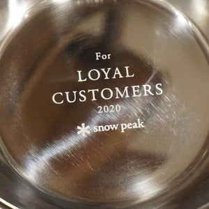未使用 スノーピーク（snow peak） ミラーポリッシュシェラカップ2018/2019/2020 3個セット for LOYAL CUSTOMERS バックパッカーズカップ テーブルウェア [送料無料]