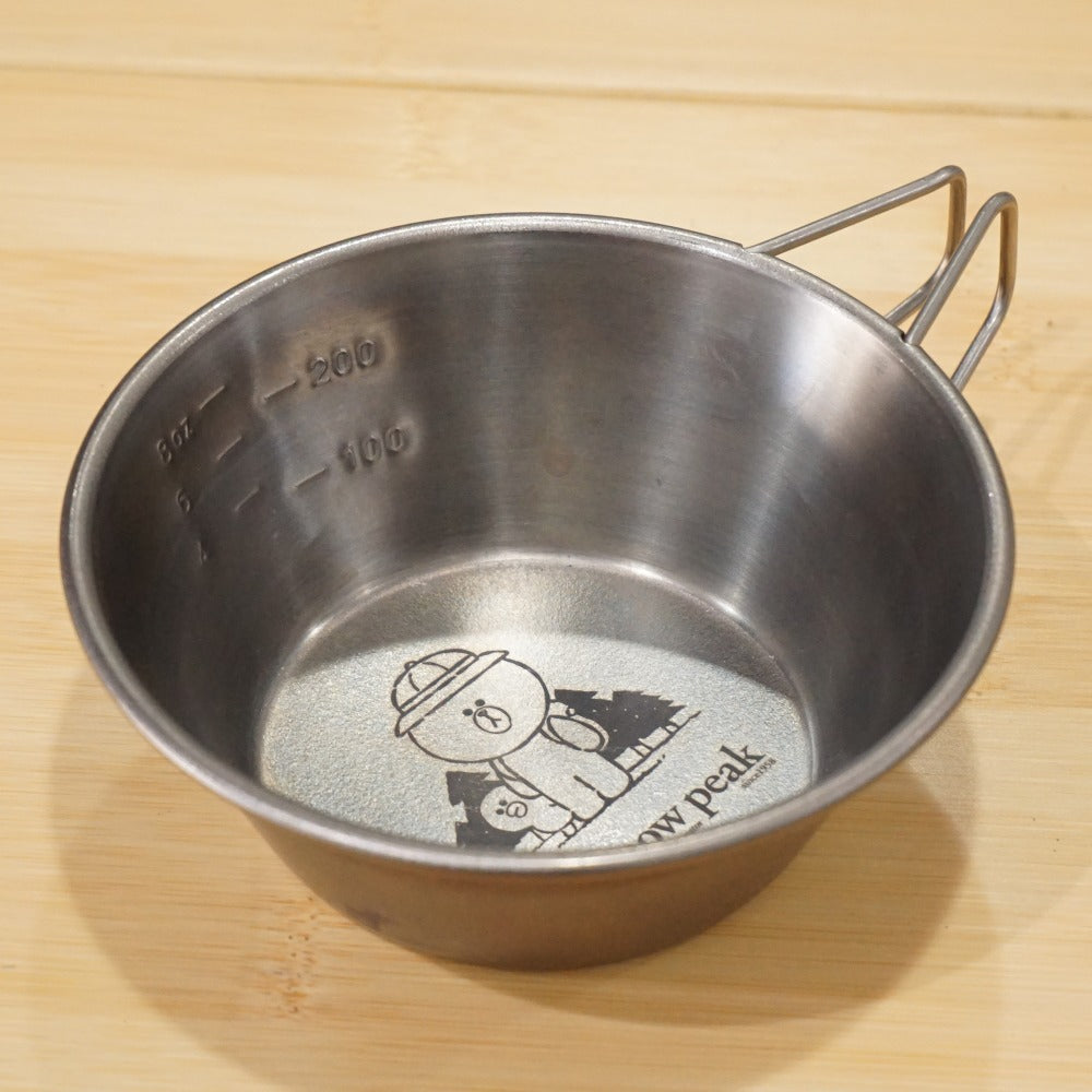 スノーピーク（snow peak） チタンシェラカップ E-104LF LINE FRIENDS テーブルウェア　限定アイテム　希少　ブラウン　サリー [送料無料]