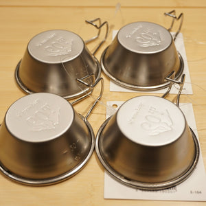 未使用 スノーピーク（snow peak） 60周年ミニシェラカップ4個セット E-164 テーブルウェア 60ml　2018年限定　バックパッカーズカップ [送料無料]