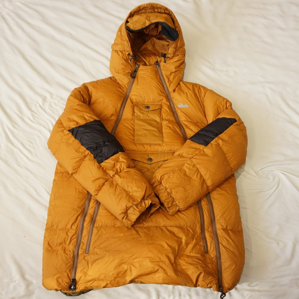 新品同様  grn outdoor　OFF to ON JACKET GO9211Q ダウンジャケット 古着 CAMEL サイズ/M　2way シュラフに早変わり　寝袋　アウター [送料無料] [12/2値下げ]