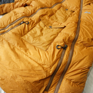 新品同様  grn outdoor　OFF to ON JACKET GO9211Q ダウンジャケット 古着 CAMEL サイズ/M　2way シュラフに早変わり　寝袋　アウター [送料無料] [12/2値下げ]