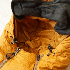 新品同様  grn outdoor　OFF to ON JACKET GO9211Q ダウンジャケット 古着 CAMEL サイズ/M　2way シュラフに早変わり　寝袋　アウター [送料無料] [12/2値下げ]