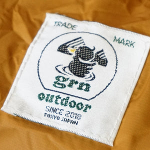 新品同様  grn outdoor　OFF to ON JACKET GO9211Q ダウンジャケット 古着 CAMEL サイズ/M　2way シュラフに早変わり　寝袋　アウター [送料無料] [12/2値下げ]