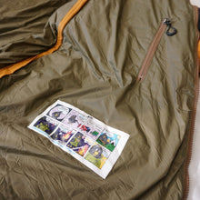 画像をギャラリービューアに読み込む, 新品同様  grn outdoor　OFF to ON JACKET GO9211Q ダウンジャケット 古着 CAMEL サイズ/M　2way シュラフに早変わり　寝袋　アウター [送料無料] [12/2値下げ]